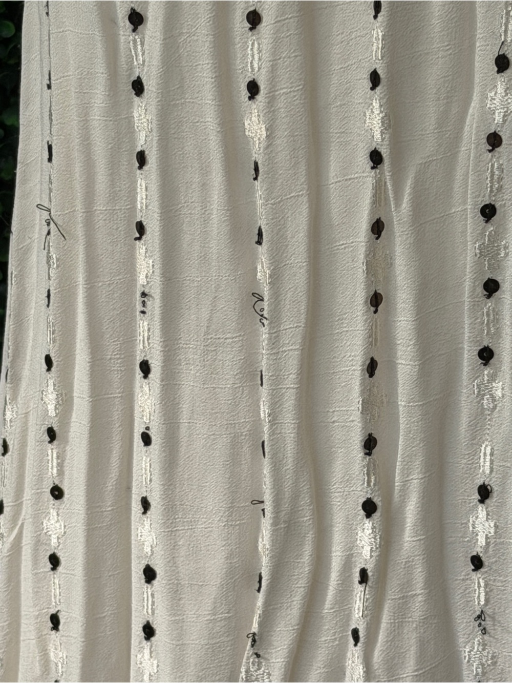 Lucky Brand Cream Textured boho dress - Picture 5 of 11